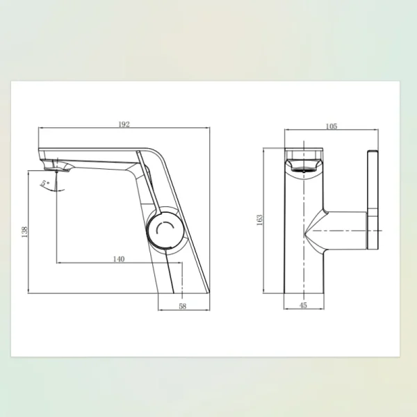 High-end Temperature Display Basin Faucet LED Light 2 Modes Sprayer Hot Cold Water Sink Mixer Wash Tap Single Hole For Bathroom - Image 6