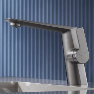 Single Holder Single Hole Zinc Alloy Basin Faucet for Bathroom Luxury Washbasin Tap Hot Cold Sink Faucet With Hose