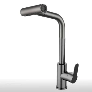 Kitchen shower waterfall splash head Cold and hot dishwashing basin Dishwashing basin sink multi-functional swivel faucet